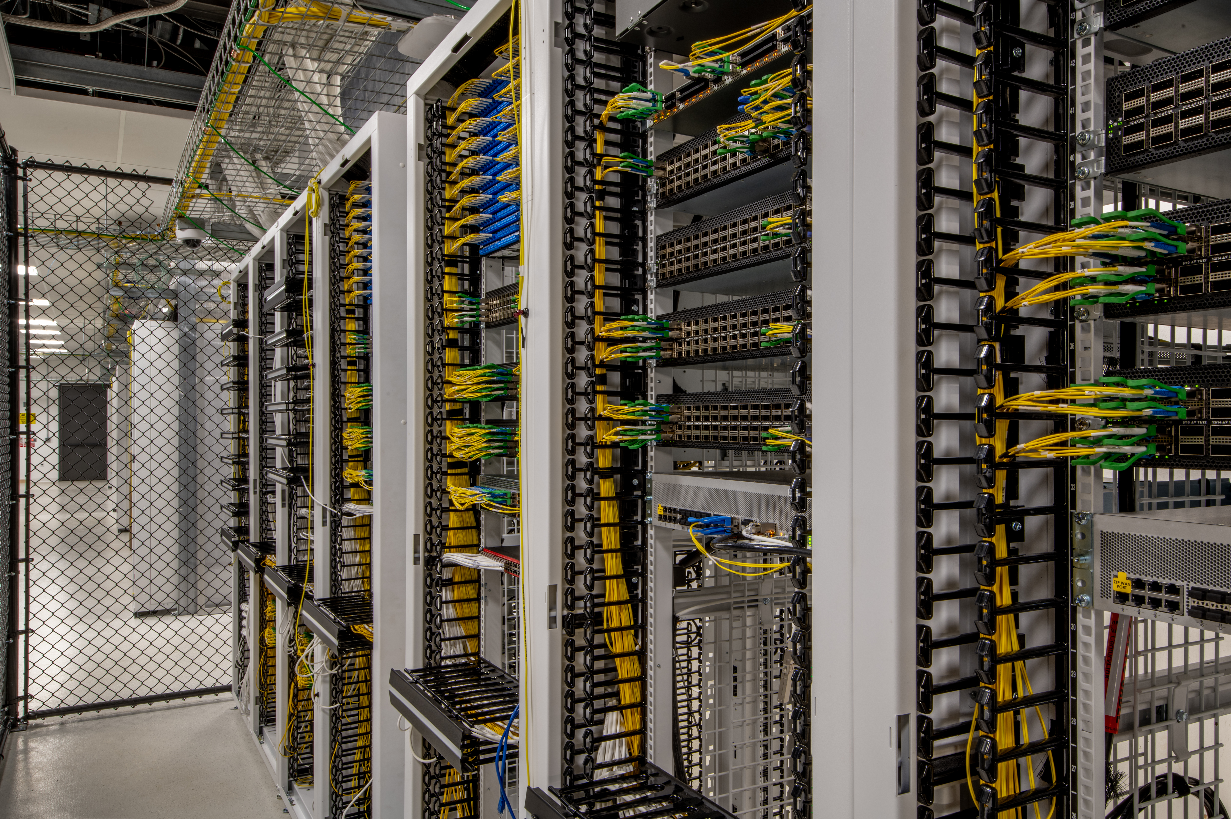 Data Center Technician at work in the field